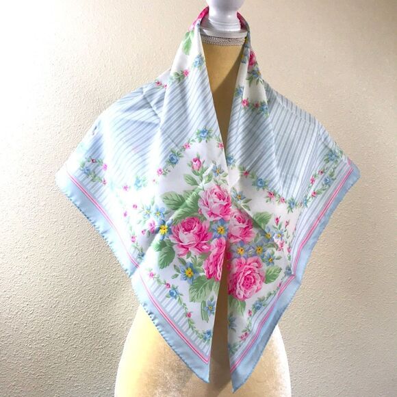 Vintage Floral Scarf - Picture 3 of 8